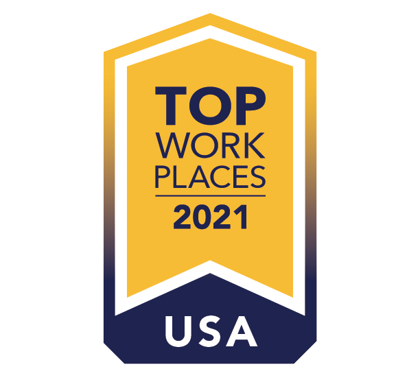 Named one of the Top Work Places in the USA